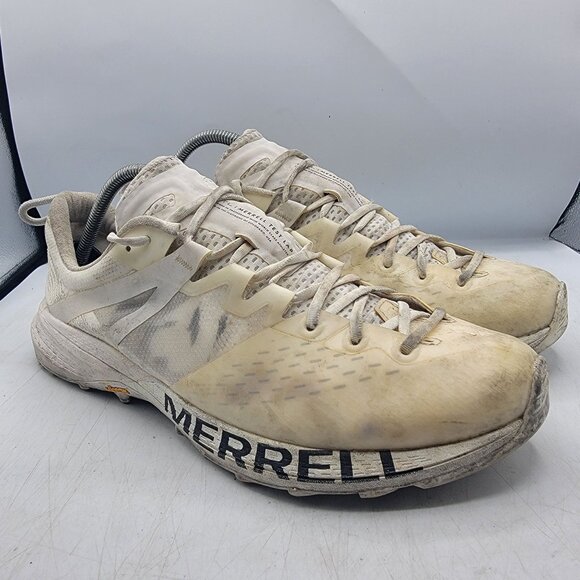 Merrell MTL MQM Mens 11 White Shoes Running Trail Hiking Sneakers Vibram J004223 - Picture 1 of 13